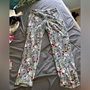 Peanuts snoopy soft pajama pants size M